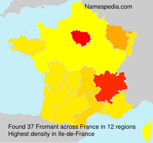 Surname Fromant in France Surname Fromant in France