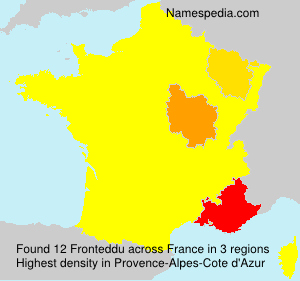 Surname Fronteddu in France Surname Fronteddu in France