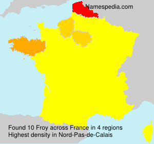 Surname Froy in France Surname Froy in France