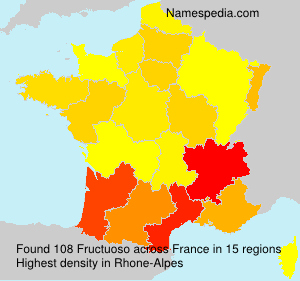 Surname Fructuoso in France Surname Fructuoso in France
