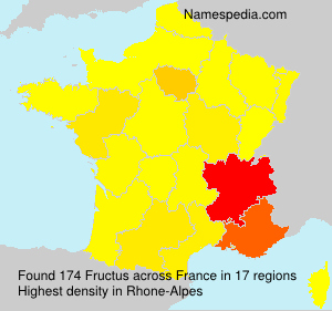 Surname Fructus in France Surname Fructus in France