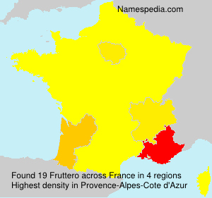 Surname Fruttero in France Surname Fruttero in France