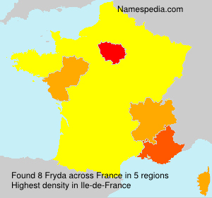 Surname Fryda in France Surname Fryda in France