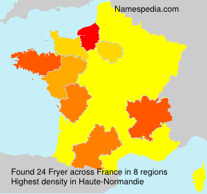 Surname Fryer in France Surname Fryer in France