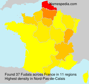 Surname Fudala in France Surname Fudala in France