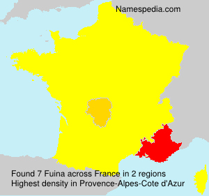Surname Fuina in France Surname Fuina in France