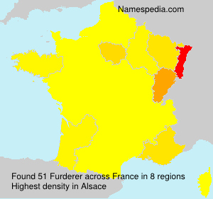 Surname Furderer in France Surname Furderer in France