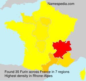 Surname Furin in France Surname Furin in France