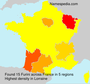 Surname Furini in France Surname Furini in France