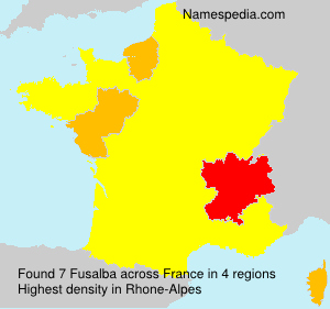 Surname Fusalba in France Surname Fusalba in France
