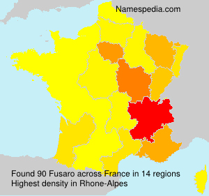 Surname Fusaro in France Surname Fusaro in France