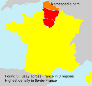 Surname Fusay in France Surname Fusay in France