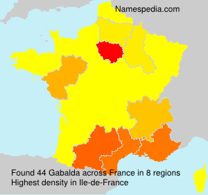 Surname Gabalda in France Surname Gabalda in France