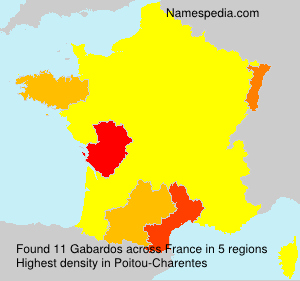 Surname Gabardos in France Surname Gabardos in France