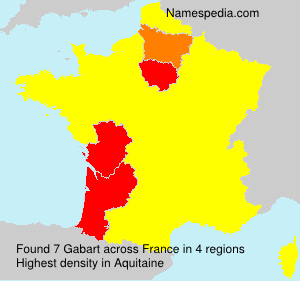 Surname Gabart in France Surname Gabart in France