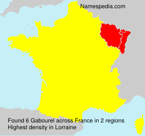 Surname Gabourel in France Surname Gabourel in France