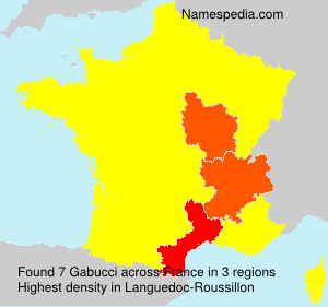 Surname Gabucci in France Surname Gabucci in France