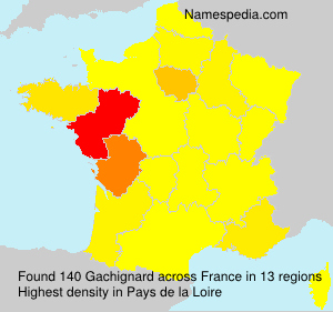 Surname Gachignard in France Surname Gachignard in France