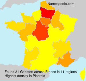 Surname Gadiffert in France Surname Gadiffert in France