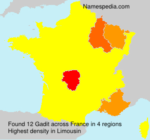 Surname Gadit in France Surname Gadit in France