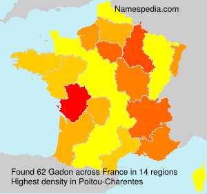 Surname Gadon in France Surname Gadon in France