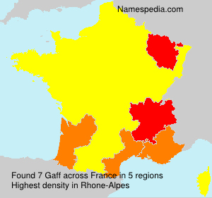 Surname Gaff in France Surname Gaff in France