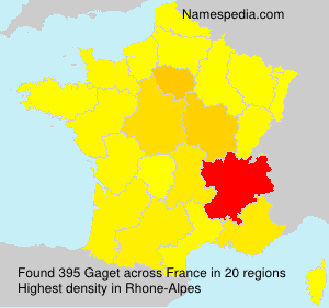 Surname Gaget in France
