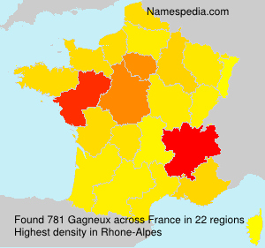 Surname Gagneux in France Surname Gagneux in France