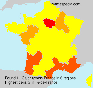 Surname Gaior in France Surname Gaior in France