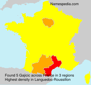 Surname Gajicic in France Surname Gajicic in France