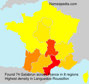 Surname Galabrun in France Surname Galabrun in France