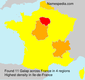 Surname Galap in France Surname Galap in France