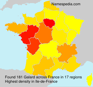 Surname Galard in France
