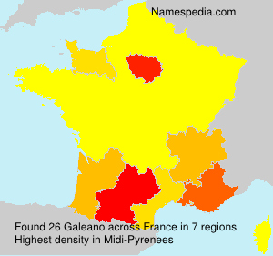 Surname Galeano in France Surname Galeano in France