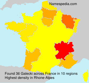 Surname Galecki in France Surname Galecki in France
