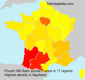 Surname Galin in France Surname Galin in France