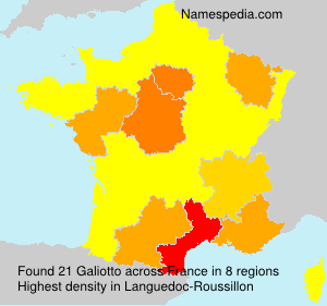 Surname Galiotto in France Surname Galiotto in France