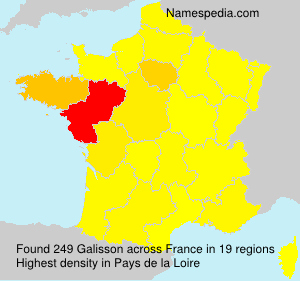 Surname Galisson in France Surname Galisson in France