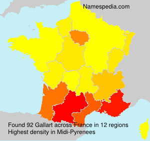 Surname Gallart in France Surname Gallart in France