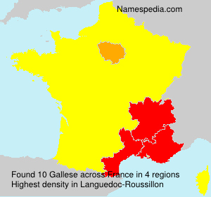 Surname Gallese in France Surname Gallese in France