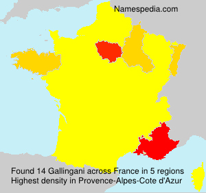 Surname Gallingani in France Surname Gallingani in France