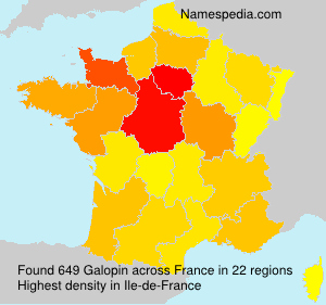 Surname Galopin in France Surname Galopin in France
