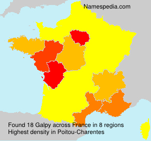 Surname Galpy in France Surname Galpy in France