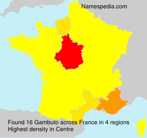 Surname Gambuto in France Surname Gambuto in France