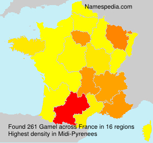 Surname Gamel in France Surname Gamel in France