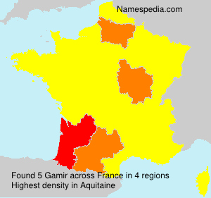 Surname Gamir in France Surname Gamir in France