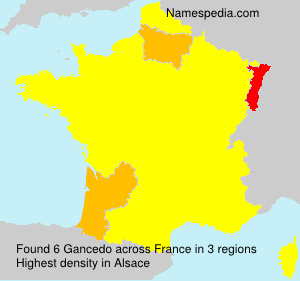 Surname Gancedo in France Surname Gancedo in France
