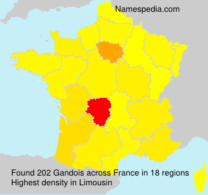 Surname Gandois in France Surname Gandois in France