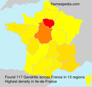Surname Gandrille in France Surname Gandrille in France