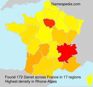 Surname Ganet in France Surname Ganet in France